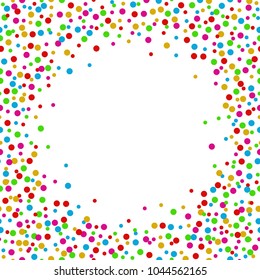 Colorful abstract dot background with space for text