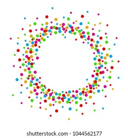 Colorful abstract dot background with space for text