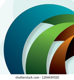 Colorful abstract element background vector. For banner, poster, cover or website.