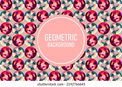 Farbiger abstrakter, geometrischer Hintergrund