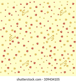 Colorful abstract floral pattern