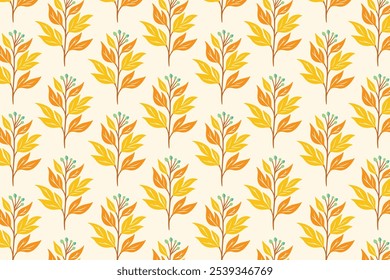 Patrón inconsútil floral Abstractas colorido con las flores botánicas y las hojas de diseño moderno para la tela textil de la moda y los fondos de la impresión digital