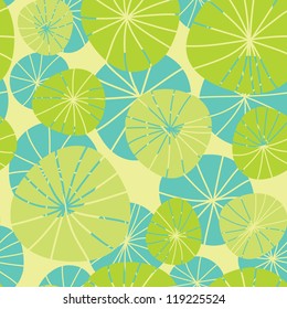 Colorful abstract floral seamless vector pattern