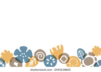 Colorful Abstract Flower Background Clipart