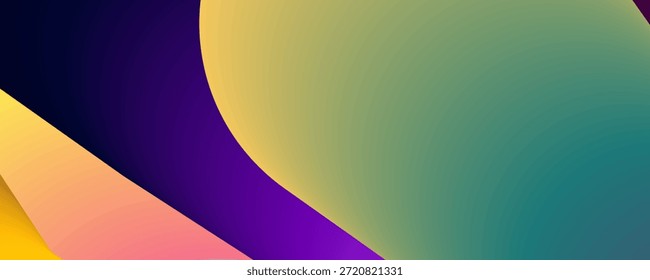 Fundo de fluxo abstrato colorido com gradientes suaves