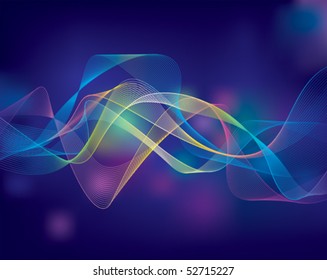 Colorful abstract flowing background. vector layered.