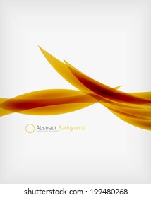 Colorful abstract flowing elegant lines design template with copy space