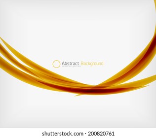 Colorful abstract flowing elegant lines design template with copy space
