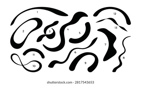 Colorful abstract flowing lines and shapes forming a lively pattern ideal for digital art backgrounds creative designs and visual projects