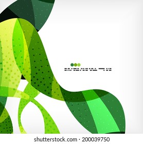 Colorful abstract flowing shapes with dotted texture on grey background