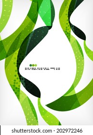 Colorful abstract flowing shapes with dotted texture on grey background