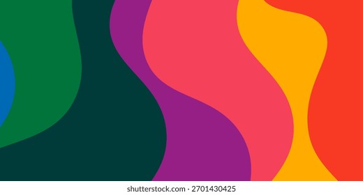 Elemento geométrico texturizado dinâmico fluido abstrato colorido. Luz de gradiente moderna simples