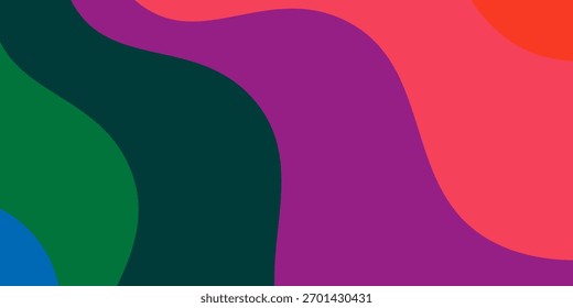 Elemento geométrico texturizado dinâmico fluido abstrato colorido. Luz de gradiente moderna simples abstrata