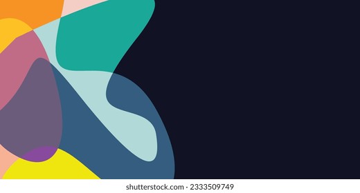 colorful abstract fluid background for a festival in the summer with copy space