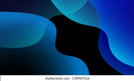 Fondo colorido y abstracto del fluido. Gradiente de color moderno. Sencillo y futurista. Vector Eps 10