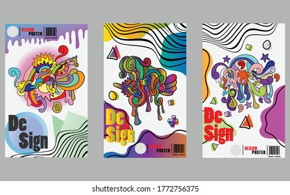 Colorful Abstract fluid Background Pattern for Web Design, Landing Page, Social Media Story, and Print Material.