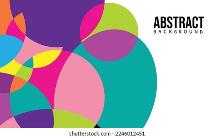 Colorful Abstract Fluid and Geometric Background Template. Suitable for your graphic design, banner, poster, web, and social media 