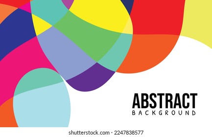 Colorful Abstract Fluid and Geometric Background Template. Suitable for your graphic design, banner, poster, web, and social media 
