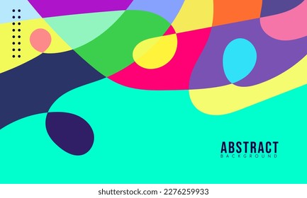 Fluido y fondo geométrico colorido abstracto para el marketing de su banner de venta, afiche, cubierta, página y más. Vector Eps 10