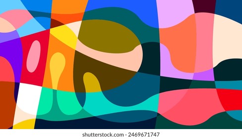 Bunte abstrakte Flüssigkeit geometrischen Hintergrund