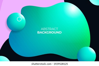 colorful abstract fluid geometric gradient shape vector background