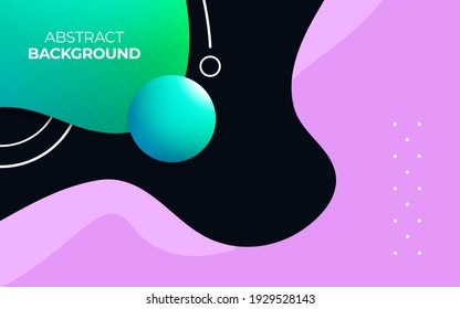 colorful abstract fluid geometric gradient shape vector background