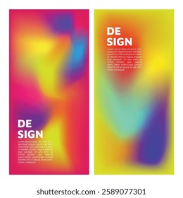 colorful abstract fluid gradient pattern simple background
