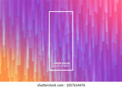 Colorful abstract fluid or liquid shapes composition. Futuristic neon purple, blue, red, orange, green and yellow. Vector background template. Also usable for brochure, flyer and banner.