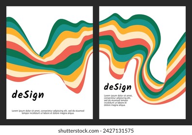 Colorful abstract fluid vector background for cover, social media, poster, flyer, banner