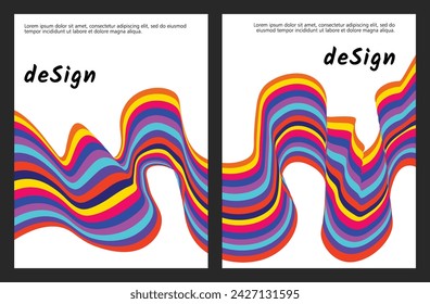 Colorful abstract fluid vector background for cover, social media, poster, flyer, banner