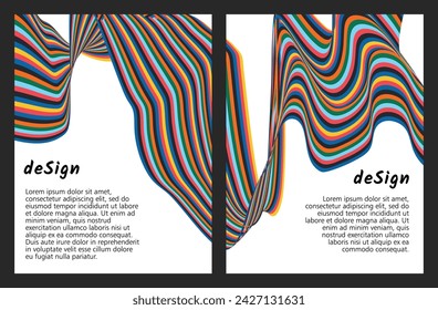 Colorful abstract fluid vector background for cover, social media, poster, flyer, banner