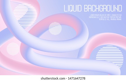 Colorful abstract fluids shapes composition background. Eps10 vector.