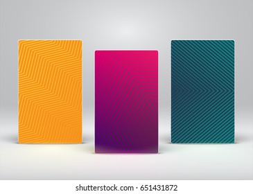 Colorful abstract flyer/poster template, vector illustration