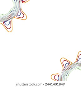 colorful Abstract fractal with glowing wavy lines . fantasy background