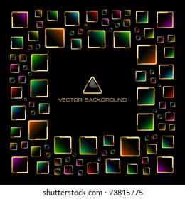 Colorful abstract frame.
