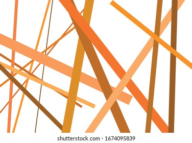 Colorful Abstract geometric art with random, chaotic lines. Straight crossing, intersecting lines texture, stripes pattern