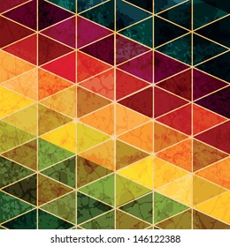 Colorful abstract geometric background