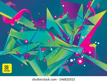 colorful abstract geometric background 