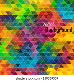 Colorful abstract geometric background 