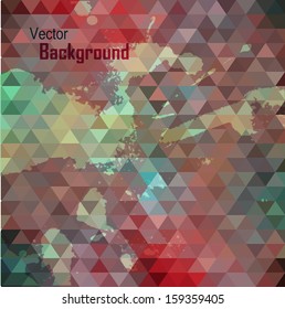 Colorful abstract geometric background 