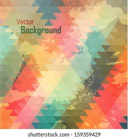 Colorful abstract geometric background 