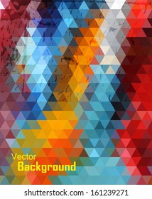 Colorful abstract geometric background