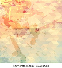 Colorful abstract geometric background
