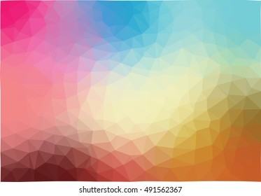 Colorful abstract geometric background