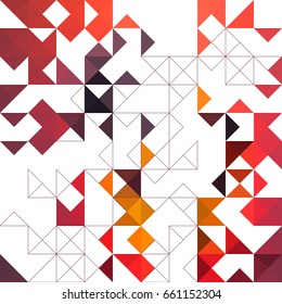 Colorful Abstract Geometric Background 