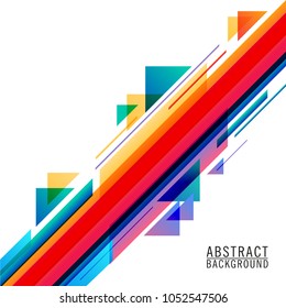Colorful abstract geometric background design