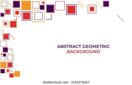 diseño de fondo geométrico abstracto colorido