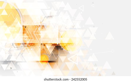 Colorful abstract geometric background for design template