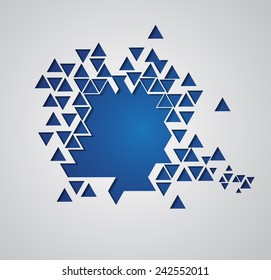 Colorful abstract geometric background for design template