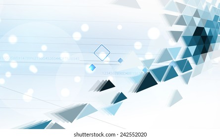 Colorful abstract geometric background for design template